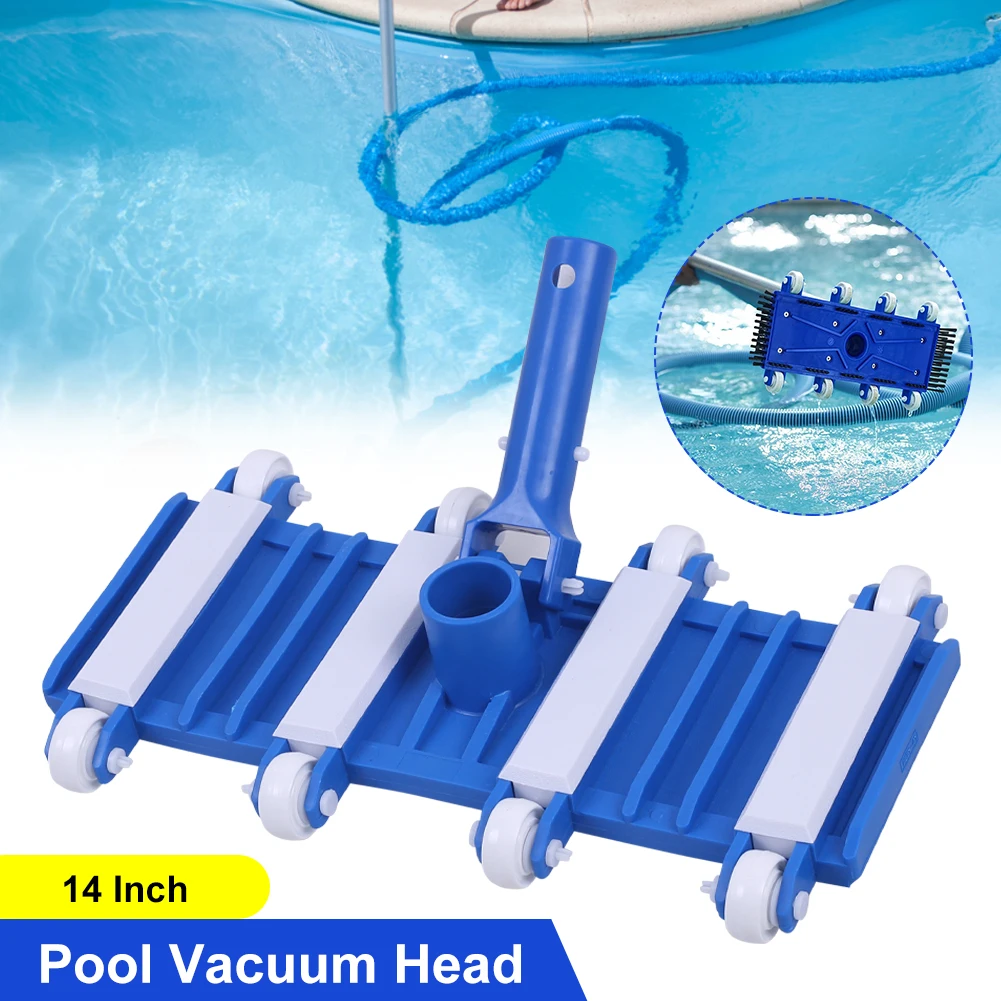 14 Inch Weighted Pool Vacuum Head with Wheels Side Brush Flexible Swimming Pool Vacuum Head for Pool Pond Spa Hot Tub Cleaing
14 Inch Weighted Pool Vacuum Head with Wheels Side Brush Flexible Swimming Pool Vacuum Head for Pool Pond Spa Hot Tub Cleaing