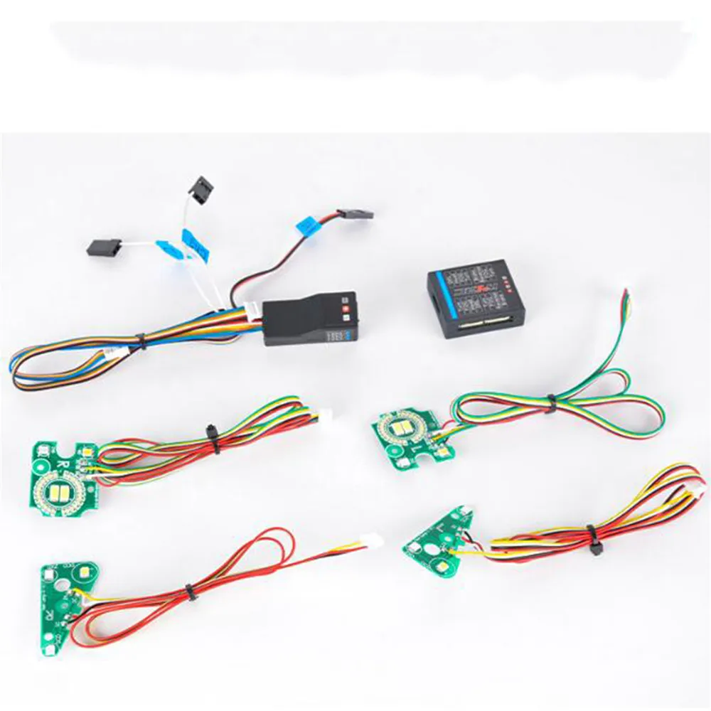 1 Set RC Car Linkage Light Kit for 1/10 TRX4 RC Crawler Headlight Taillight LED Lights Group Kit Upgrade Parts Accessories
1 Set RC Car Linkage Light Kit for 1/10 TRX4 RC Crawler Headlight Taillight LED Lights Group Kit Upgrade Parts Accessories