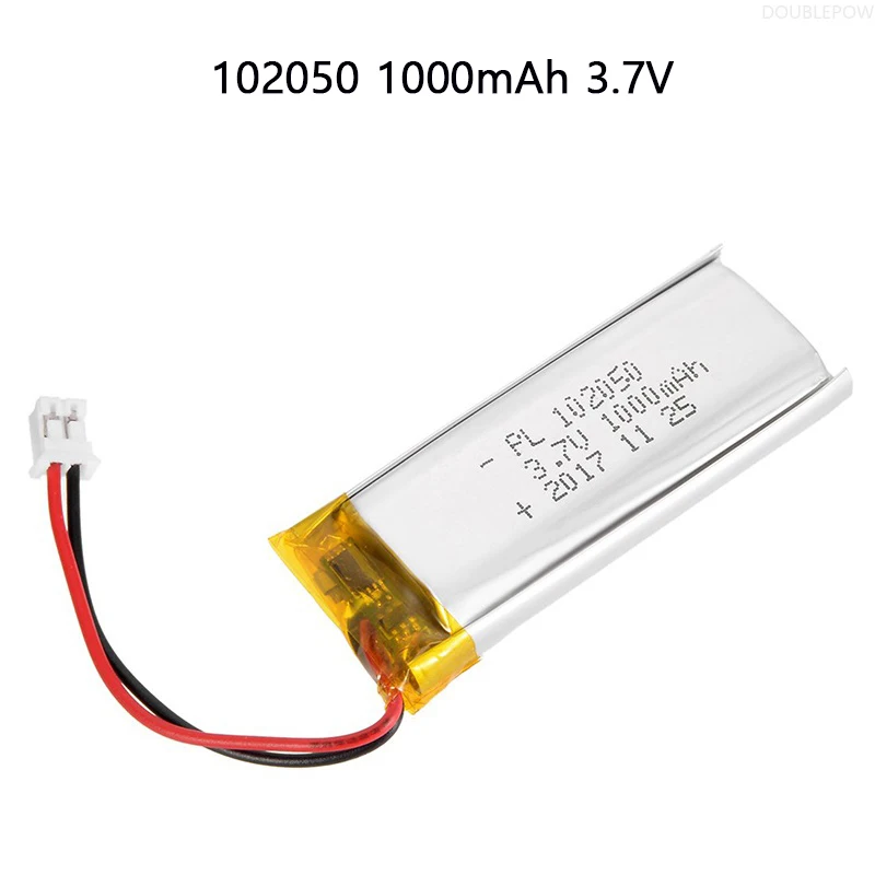 3.7V 102050 Lipo Cells,1000mah Lithium Polymer Rechargeable Battery for GPS Recording Pen LED Light Beauty Instrument MP3
3.7V 102050 Lipo Cells,1000mah Lithium Polymer Rechargeable Battery for GPS Recording Pen LED Light Beauty Instrument MP3