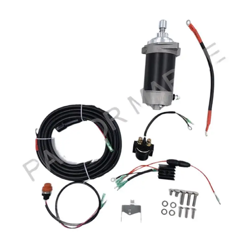 DT30 ELECTRICAL START CONVERSION KIT FOR SUZUKI 2T 30HP OUTBOARD STARTER MOTOR BATTERY CABLE SOLENOID RECTIFIER REGULATOR SWITCH 
DT30 ELECTRICAL START CONVERSION KIT FOR SUZUKI 2T 30HP OUTBOARD STARTER MOTOR BATTERY CABLE SOLENOID RECTIFIER REGULATOR SWITCH