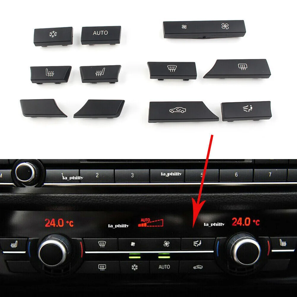 11 Pcs Car Air Conditioner Switch Button 61319313922 For BMW 5 6 7 Series F07 GT/F10/F11 F06/F12/F13 F01/F02 Car Button Key Cap
11 Pcs Car Air Conditioner Switch Button 61319313922 For BMW 5 6 7 Series F07 GT/F10/F11 F06/F12/F13 F01/F02 Car Button Key Cap