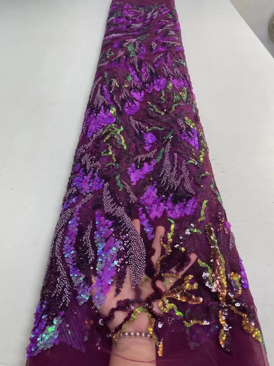 Unique Purple African Lace Fabric 2022 High Quality Embroidery French Net Lace With Beads For Wedding Party Dresses
Unique Purple African Lace Fabric 2022 High Quality Embroidery French Net Lace With Beads For Wedding Party Dresses