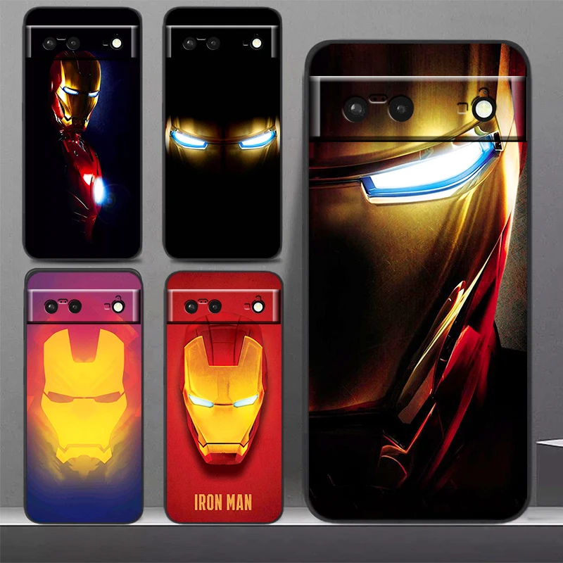 Marvel Avengers Super Hero Iron Man Phone Case For Google Pixel 7 6 Pro 6A 5A 5 4 4A XL 5G Black Shockproof Silicone TPU Cover
Marvel Avengers Super Hero Iron Man Phone Case For Google Pixel 7 6 Pro 6A 5A 5 4 4A XL 5G Black Shockproof Silicone TPU Cover