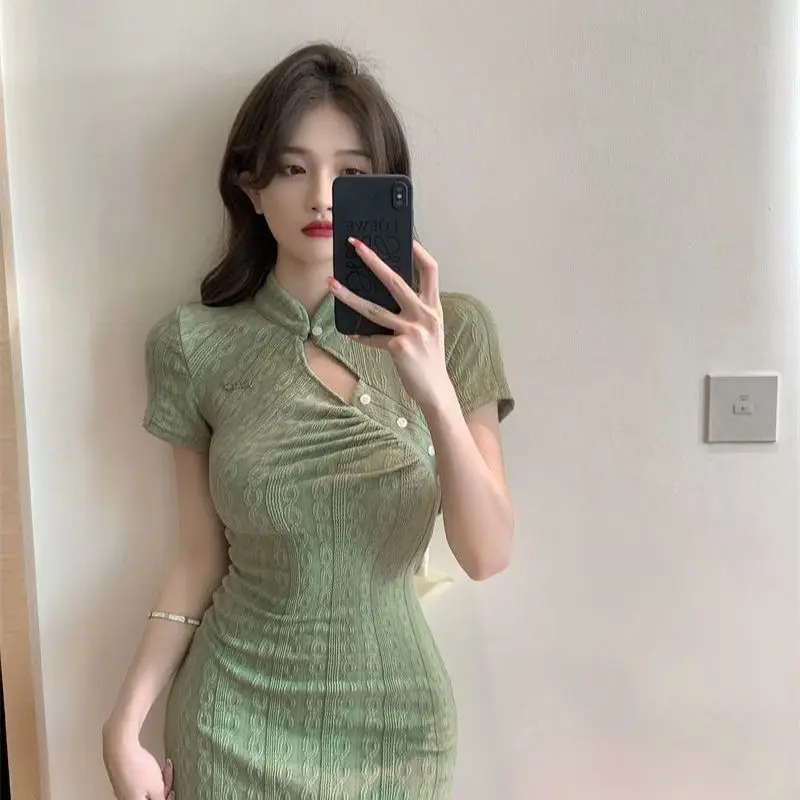 French Vintage Careful Machine Bow Tie Girl Belt Slim Fitting Summer Improved Short Dress
French Vintage Careful Machine Bow Tie Girl Belt Slim Fitting Summer Improved Short Dress
