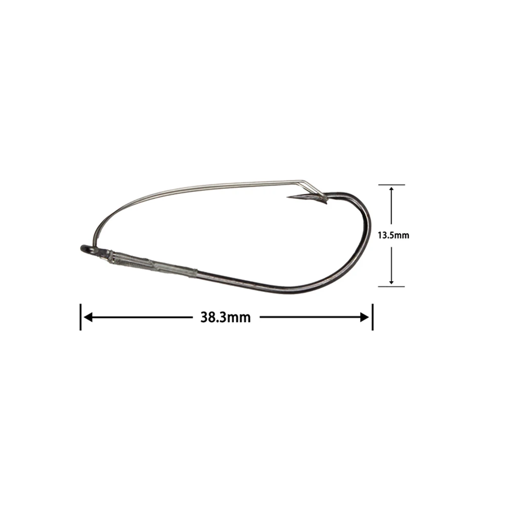 Wacky Rigs Baitholder Hooks Weedless Baitholder 11g/11g/13g 8*4.7*1.5cm Anti-hanging Fishing High Carbon Steel
Wacky Rigs Baitholder Hooks Weedless Baitholder 11g/11g/13g 8*4.7*1.5cm Anti-hanging Fishing High Carbon Steel