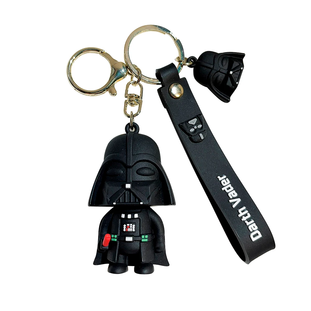 Classic Sic-fi Movie Star Wars Keychain Darth Vader Cute Silica Pendant Keyring Accessories Disney Key Holder Bag Jewelry Gift
Classic Sic-fi Movie Star Wars Keychain Darth Vader Cute Silica Pendant Keyring Accessories Disney Key Holder Bag Jewelry Gift