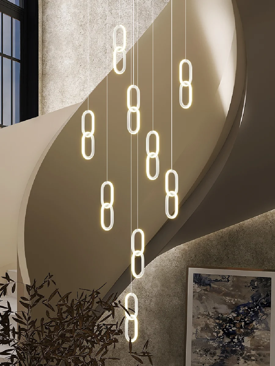 Длинная Люстра для лестницы, художественная креативная лампа с замком, роскошное современное Композитное здание, вращающаяся лампа для виллы
Длинная Люстра для лестницы, художественная креативная лампа с замком, роскошное современное Композитное здание, вращающаяся лампа для виллы