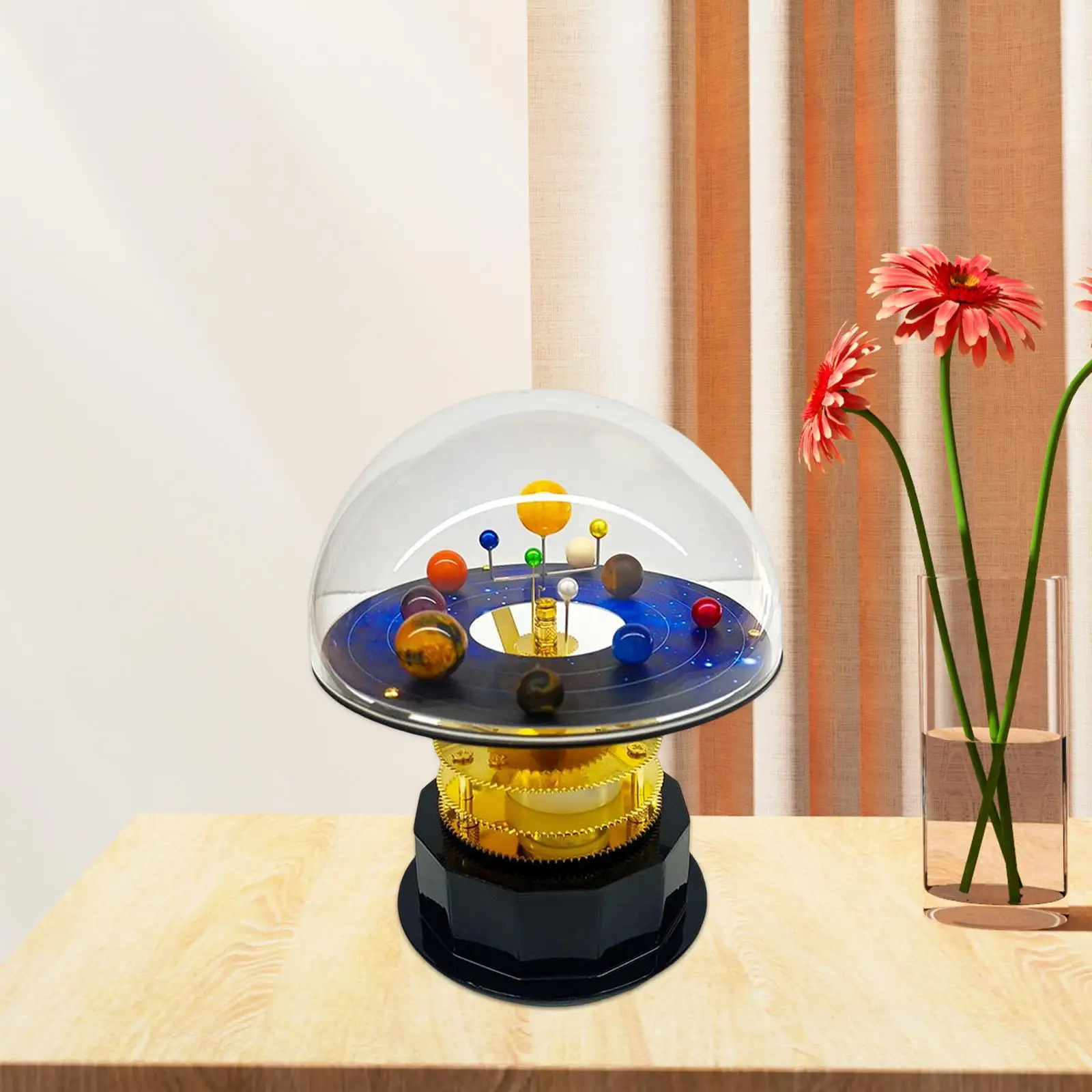Metal Rotation Eight Planets Dynamic Model 3D Science Art Tower Solar System Model for Home Living Room Offices Ornaments
Metal Rotation Eight Planets Dynamic Model 3D Science Art Tower Solar System Model for Home Living Room Offices Ornaments