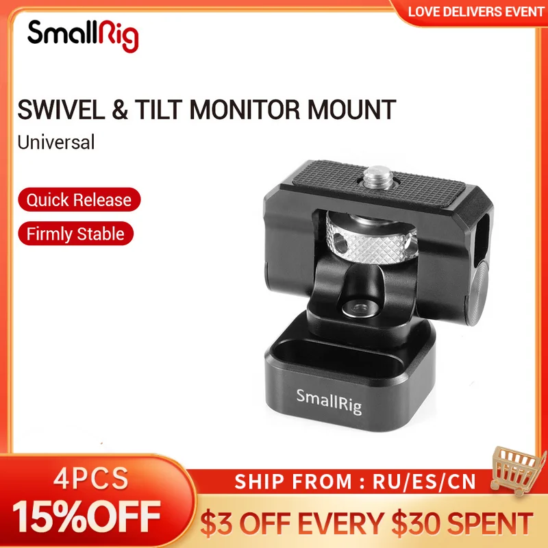 Поворотное наклонное крепление SmallRig для монитора SmallHD Focus OLED/UltraBright/500/700 серии/Atomos Ninja/ Shogun Flame Monitor - 2294
Поворотное наклонное крепление SmallRig для монитора SmallHD Focus OLED/UltraBright/500/700 серии/Atomos Ninja/ Shogun Flame Monitor - 2294