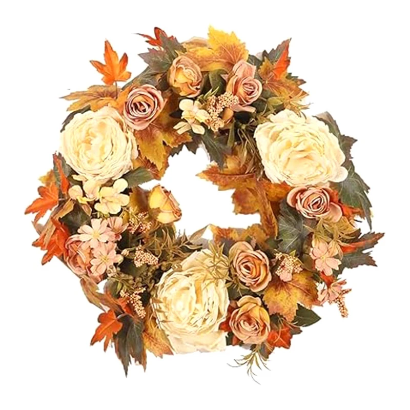 1 Piece Thanksgiving Autumn Maple Leaf Wreath Decorative Pendant Cloth,Plastic 40X40cm Home Autumn Artificial Flower Wall Wreath
1 Piece Thanksgiving Autumn Maple Leaf Wreath Decorative Pendant Cloth,Plastic 40X40cm Home Autumn Artificial Flower Wall Wreath