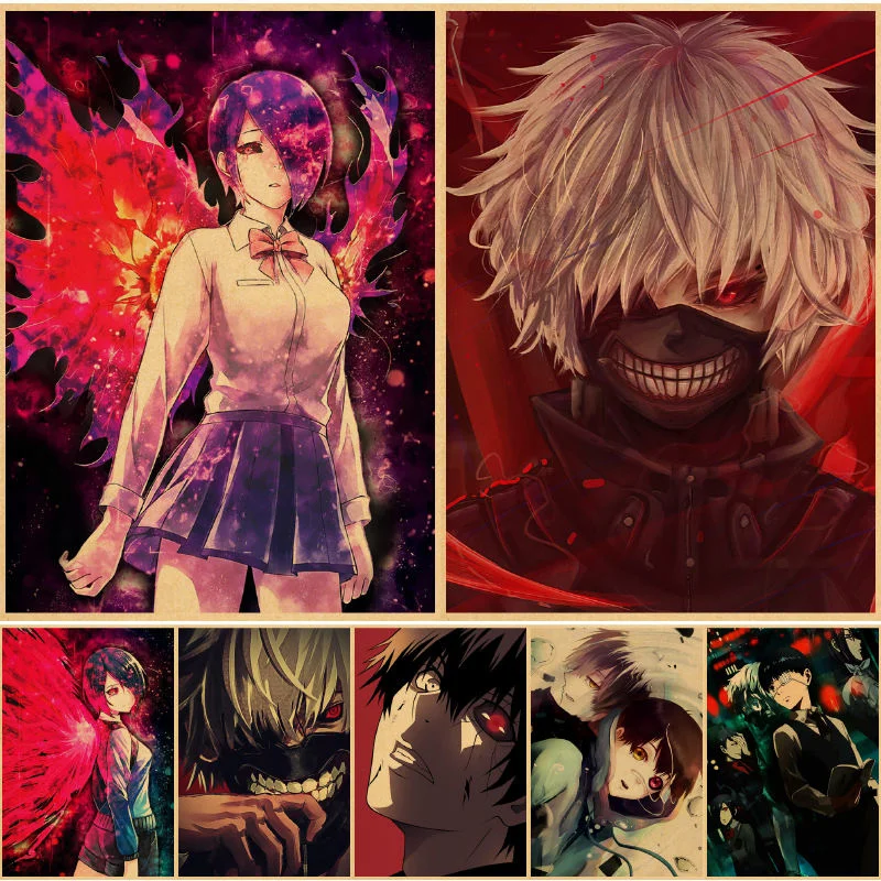 Tokyo Ghoul Kaneki Ken Wall posters pictures paper Wall posters house bedroom decor anime affiche murale schilderij obraz
Tokyo Ghoul Kaneki Ken Wall posters pictures paper Wall posters house bedroom decor anime affiche murale schilderij obraz