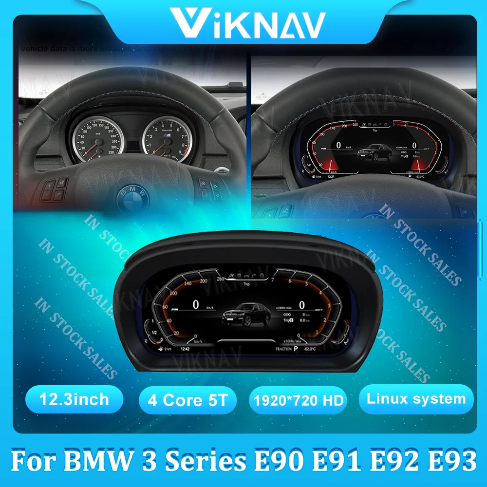 For BMW 3Series E90 E91 E92 E93 2010-2019 Digital Dashboard Panel digital instrument cluster LCD Speedometer Player Car
For BMW 3Series E90 E91 E92 E93 2010-2019 Digital Dashboard Panel digital instrument cluster LCD Speedometer Player Car