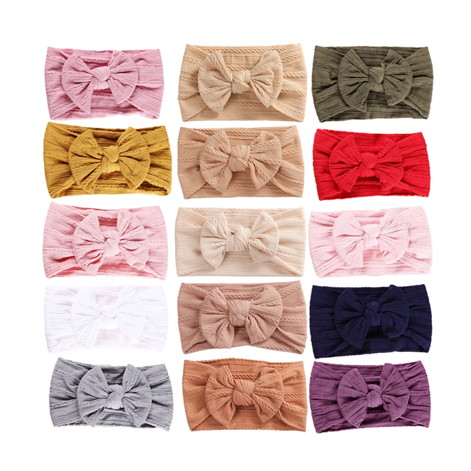 32pcs/lot Soft Cable Knit Baby Nylon Headbands Top Knot Wide Nylon Turban Head Wraps Kids Girls Baby Hair Accessories
32pcs/lot Soft Cable Knit Baby Nylon Headbands Top Knot Wide Nylon Turban Head Wraps Kids Girls Baby Hair Accessories