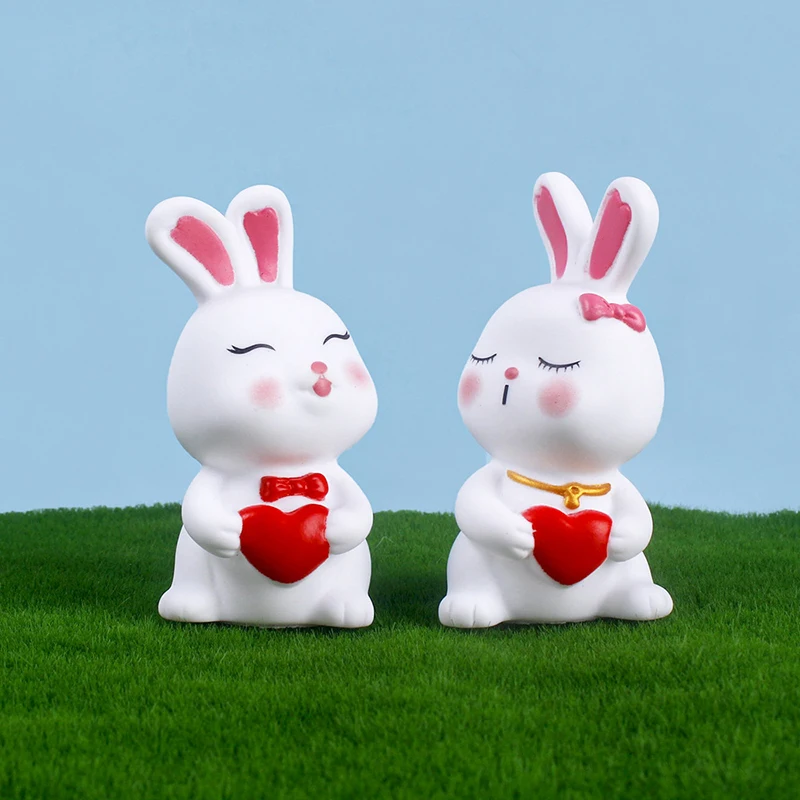 Love Couple Rabbit Cake Decorative Ornament Valentine's Day Rabbit Desktop Home Figurines Miniatures Home Decor Crafts Miniature
Love Couple Rabbit Cake Decorative Ornament Valentine's Day Rabbit Desktop Home Figurines Miniatures Home Decor Crafts Miniature
