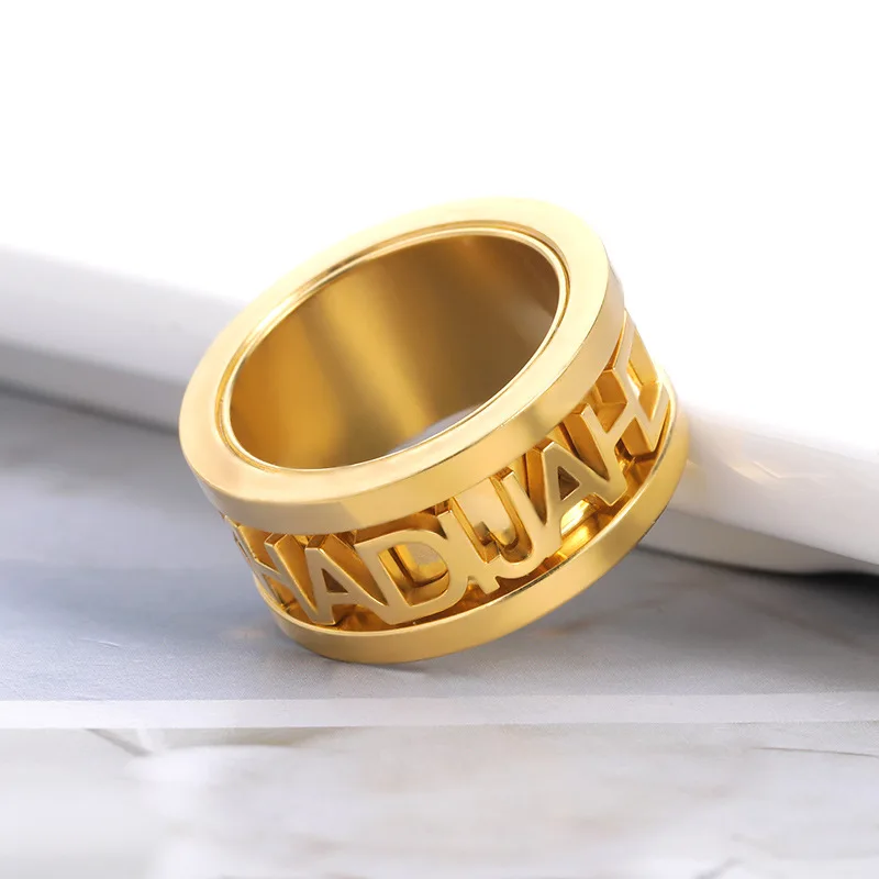 Personalized Custom Lovers' Double Layer Removable English Name 3D Ring Rotating Couple Letter Rings Custom Initial Jewelry Gift
Personalized Custom Lovers' Double Layer Removable English Name 3D Ring Rotating Couple Letter Rings Custom Initial Jewelry Gift