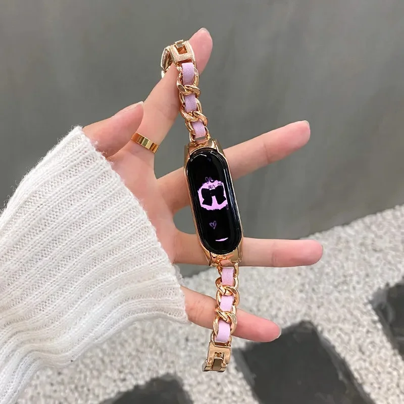 For Xiaomi Band 7 6 Strap Stainless Steel Luxury Wristband for Xiaomi Band 6/5/4/3 Watch Band Replacement Strap chain band
For Xiaomi Band 7 6 Strap Stainless Steel Luxury Wristband for Xiaomi Band 6/5/4/3 Watch Band Replacement Strap chain band