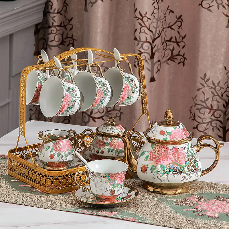 

Nordic Vintage English Breakfast Mugs Coffee Cup Espresso Creative Pretty Afternoon Tea Cup Set Luxury Kaffeetasse Porcelain Cup