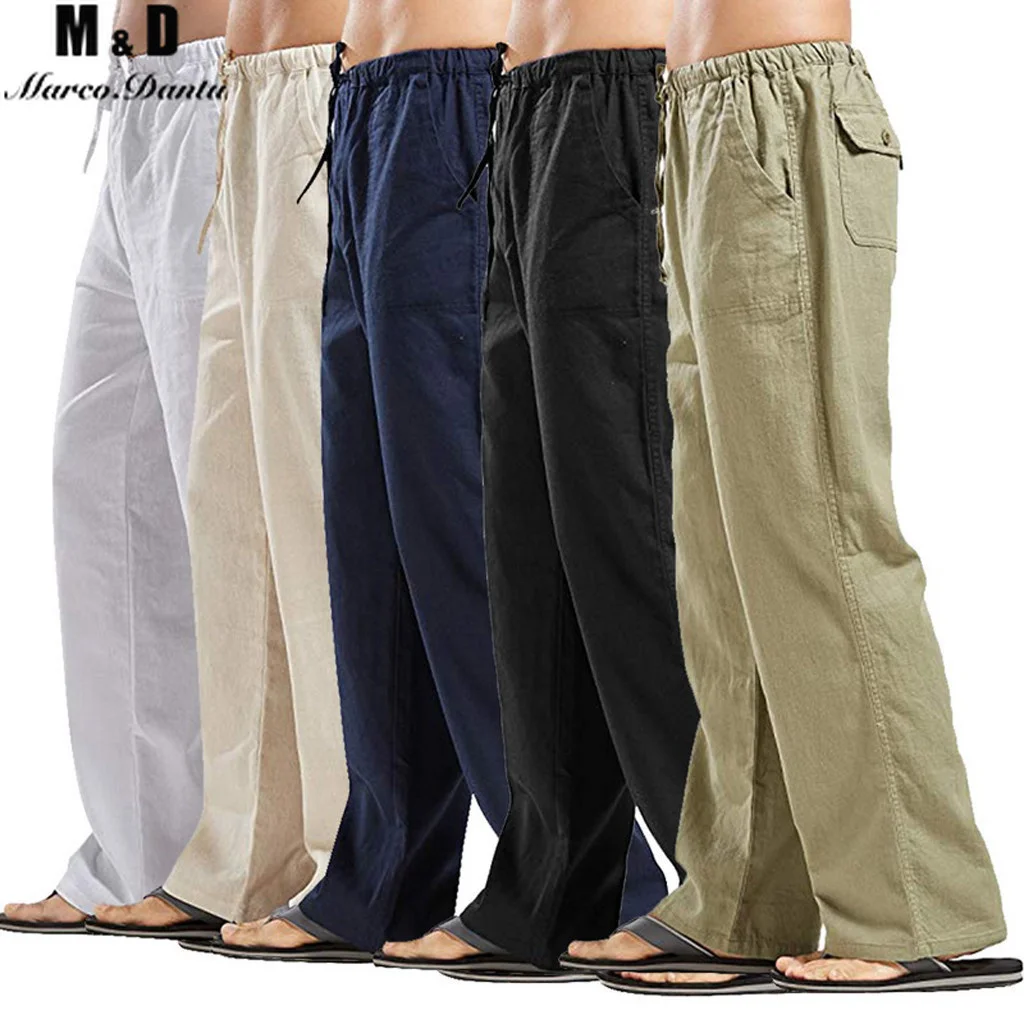 Summer Men Solid Color Linen Multi-pocket Straight Casual Pants Plus Large Size Breathable Comfortable Drawstring Loose Trousers
Summer Men Solid Color Linen Multi-pocket Straight Casual Pants Plus Large Size Breathable Comfortable Drawstring Loose Trousers