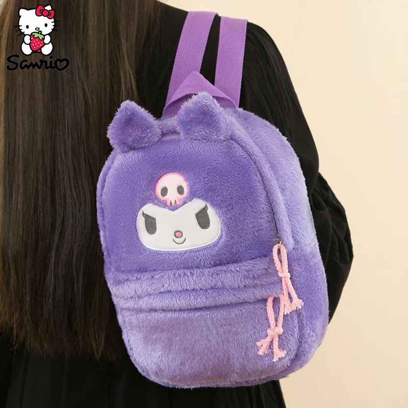 Kawaii Sanrio Plush Bag Cinnamoroll Schoolbag Kuromi Backpack Y2K Hello Kitty Bagpack My Melody Travel Storage Plushie Gift Girl
Kawaii Sanrio Plush Bag Cinnamoroll Schoolbag Kuromi Backpack Y2K Hello Kitty Bagpack My Melody Travel Storage Plushie Gift Girl
