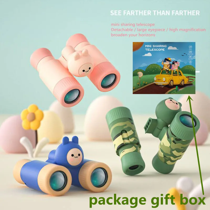DEWANG Children‘s Telescope Binoculars Kids Cartoon Mini Single Double Tube Detachable HD Telescope Adjustable Fouces Eyepieces
DEWANG Children‘s Telescope Binoculars Kids Cartoon Mini Single Double Tube Detachable HD Telescope Adjustable Fouces Eyepieces