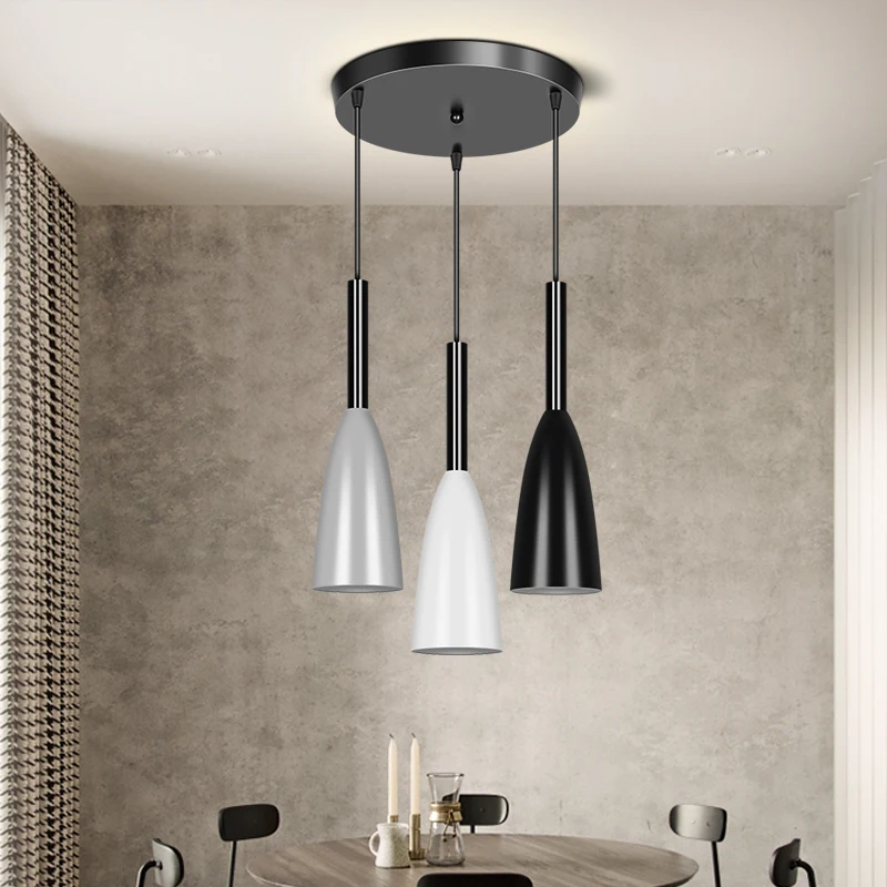 Nordic E27 Led Pendant Lights Fixture for Dining Room Kitchen Modern Chandelier Ceiling Lamp 220V Indoor Hanging Lighting
Nordic E27 Led Pendant Lights Fixture for Dining Room Kitchen Modern Chandelier Ceiling Lamp 220V Indoor Hanging Lighting