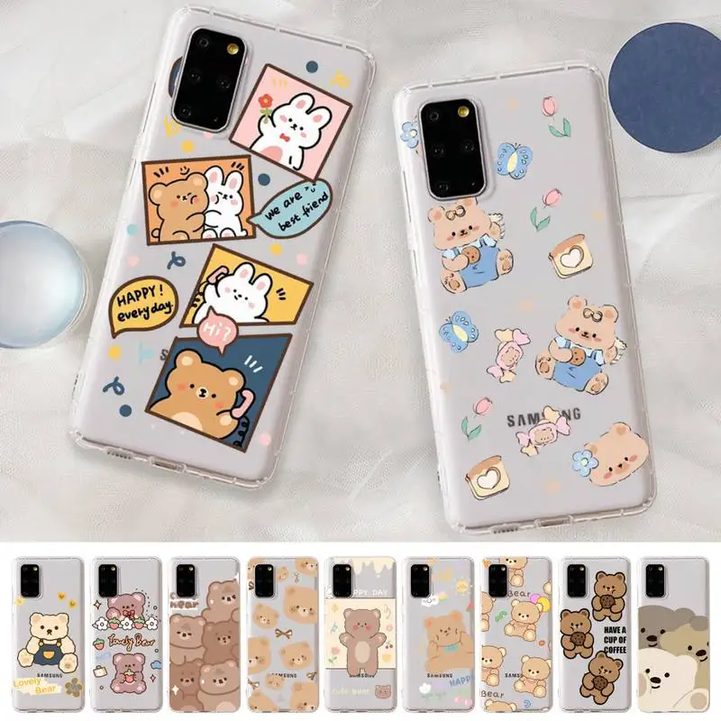 Chocolate Cute Smile Bear Phone Case for Samsung S20 S10 lite S21 plus for Redmi Note8 9pro for Huawei P20 Clear Case
Chocolate Cute Smile Bear Phone Case for Samsung S20 S10 lite S21 plus for Redmi Note8 9pro for Huawei P20 Clear Case