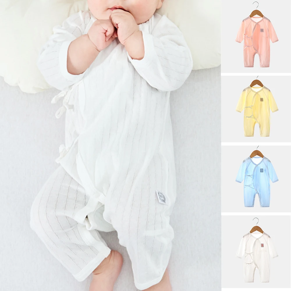 Baby Jumpsuit Summer Thin Long Sleeve Romper Newborn Clothes Cotton Monk Clothes Bodysuits Comfortable for Kids BM88
Baby Jumpsuit Summer Thin Long Sleeve Romper Newborn Clothes Cotton Monk Clothes Bodysuits Comfortable for Kids BM88