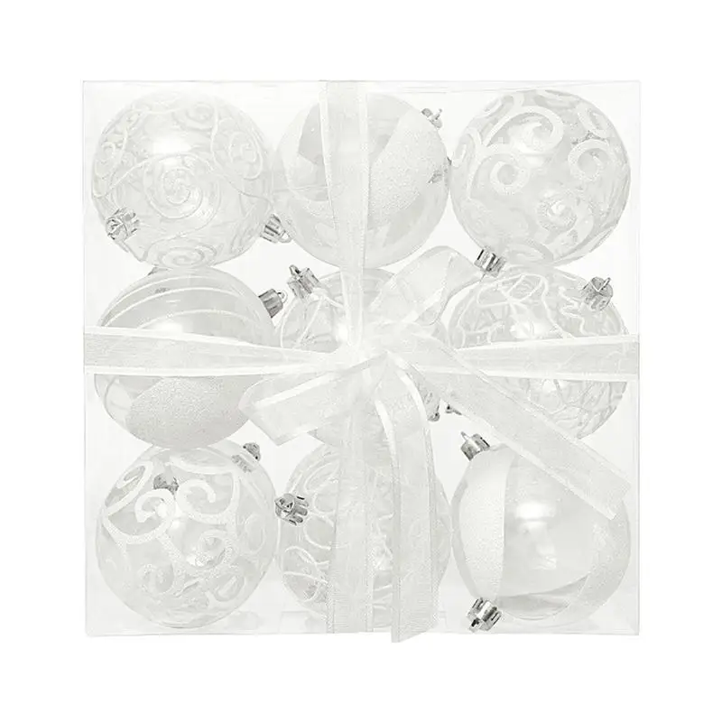 18pcs White Christmas Ball Elegant Shatterproof Hangings Tree Ball Transparent White Snow Balls Christmas Balls Tree Decorations
18pcs White Christmas Ball Elegant Shatterproof Hangings Tree Ball Transparent White Snow Balls Christmas Balls Tree Decorations