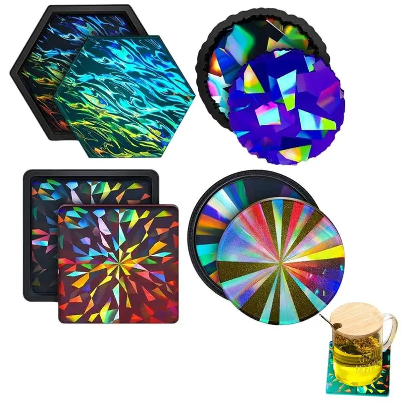 Coaster Mold 4PCS Upgraded Cup Mat Molds Silicone Molds Epoxy Resin For DIY Crafts Cups Mats And Home Decor
Coaster Mold 4PCS Upgraded Cup Mat Molds Silicone Molds Epoxy Resin For DIY Crafts Cups Mats And Home Decor