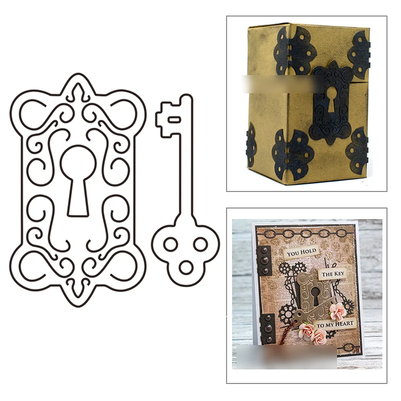 2021 New Lock and Key Decoration Metal Cutting Dies For DIY Craft Making Greeting Card and Album Paper Scrapbooking No Stamp Set
2021 New Lock and Key Decoration Metal Cutting Dies For DIY Craft Making Greeting Card and Album Paper Scrapbooking No Stamp Set