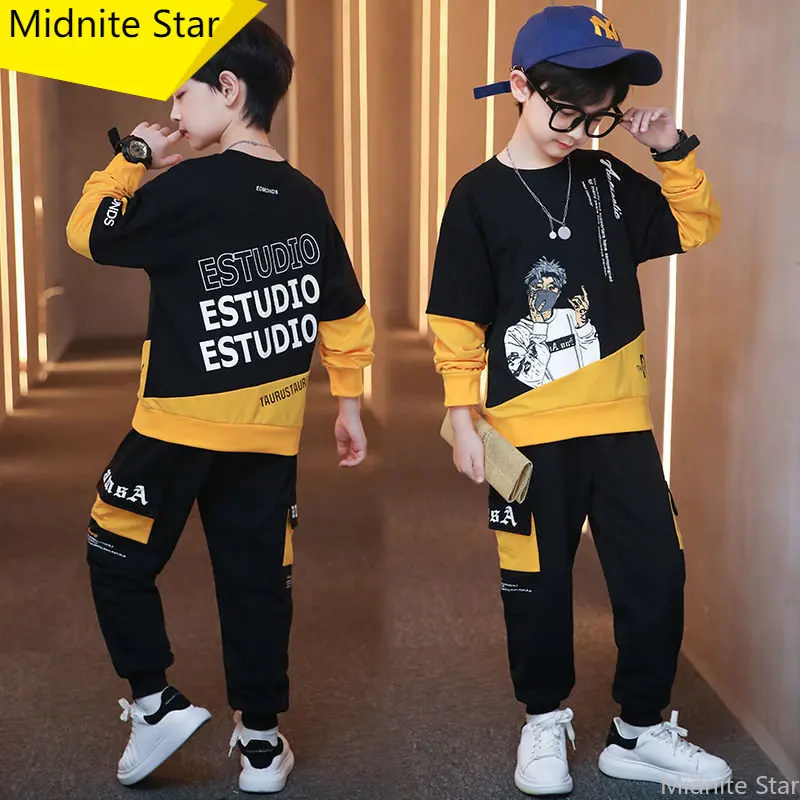 Children's Clothing Boys' Set New Children's Boys' Sports Sweater Two Piece Set
Children's Clothing Boys' Set New Children's Boys' Sports Sweater Two Piece Set