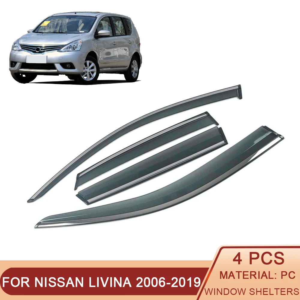 For NISSAN Livina L10/L11 2006-2019 Car Window Sun Rain Shade Visors Shield Shelter Protector Cover Frame Sticker Accessories
For NISSAN Livina L10/L11 2006-2019 Car Window Sun Rain Shade Visors Shield Shelter Protector Cover Frame Sticker Accessories