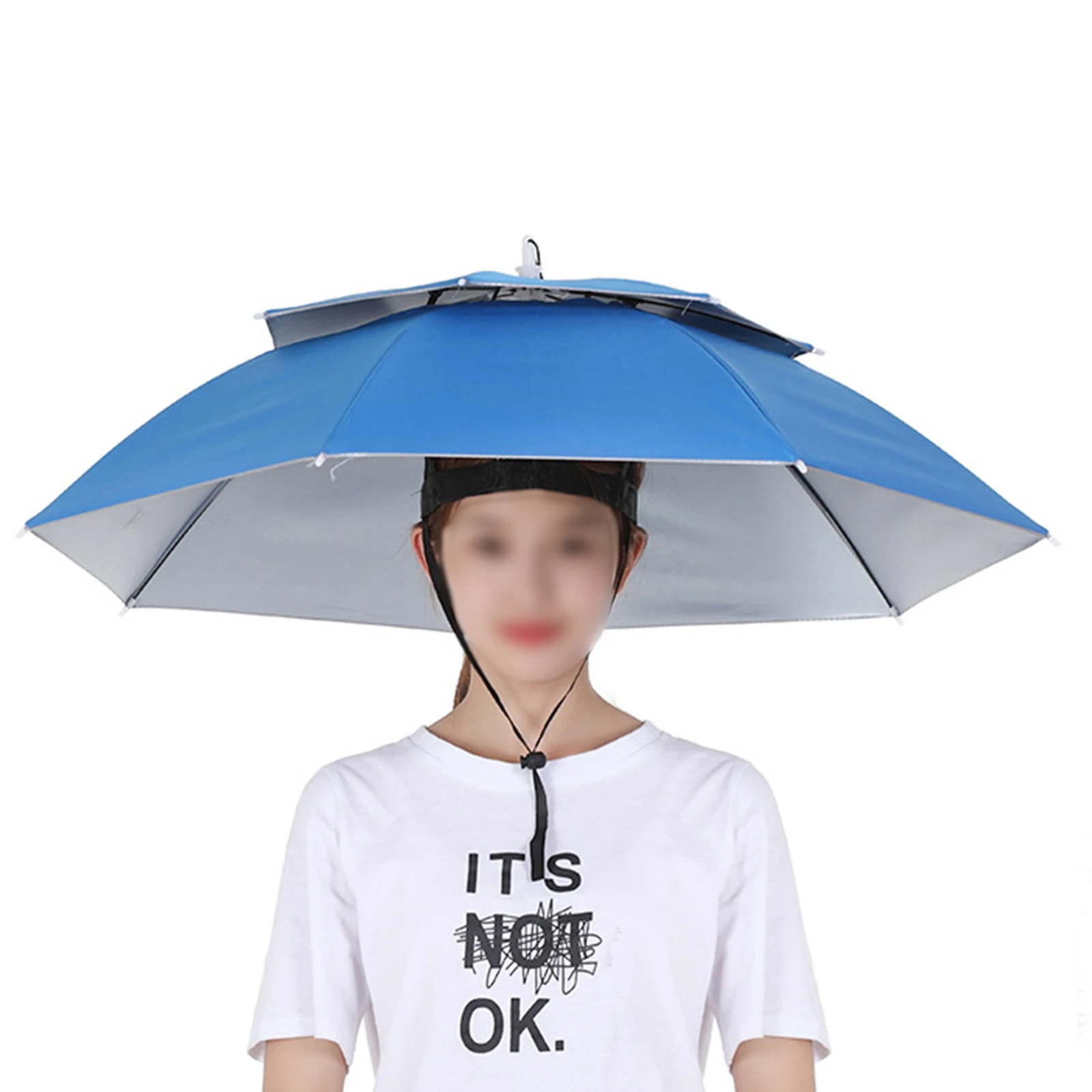 Fishing Umbrella Outdoor Portable Folding Double-layer Windproof UV Head-mounted Hat Rain Hats Anti-UV Camping Beach Cap
Fishing Umbrella Outdoor Portable Folding Double-layer Windproof UV Head-mounted Hat Rain Hats Anti-UV Camping Beach Cap