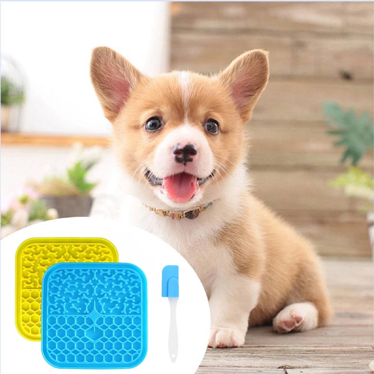 Pet Lick Silicone Mat for Dogs Pet Slow Food Plate Dog Bathing Distraction Silicone Dog Sucker Food Training Feeder Cat Supplies
Pet Lick Silicone Mat for Dogs Pet Slow Food Plate Dog Bathing Distraction Silicone Dog Sucker Food Training Feeder Cat Supplies
