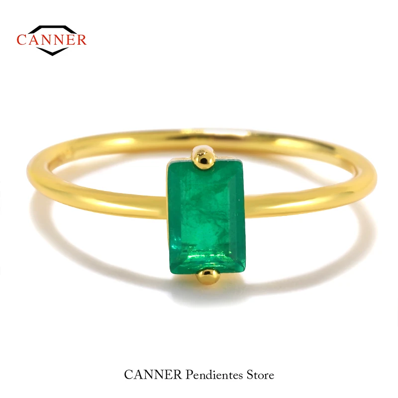 CANNER Fashion Luxury Real 925 Sterling Silver Round Charm Emerald Gemstone Ring For Women Female Fine Jewelry Accessories Gifts
CANNER Fashion Luxury Real 925 Sterling Silver Round Charm Emerald Gemstone Ring For Women Female Fine Jewelry Accessories Gifts