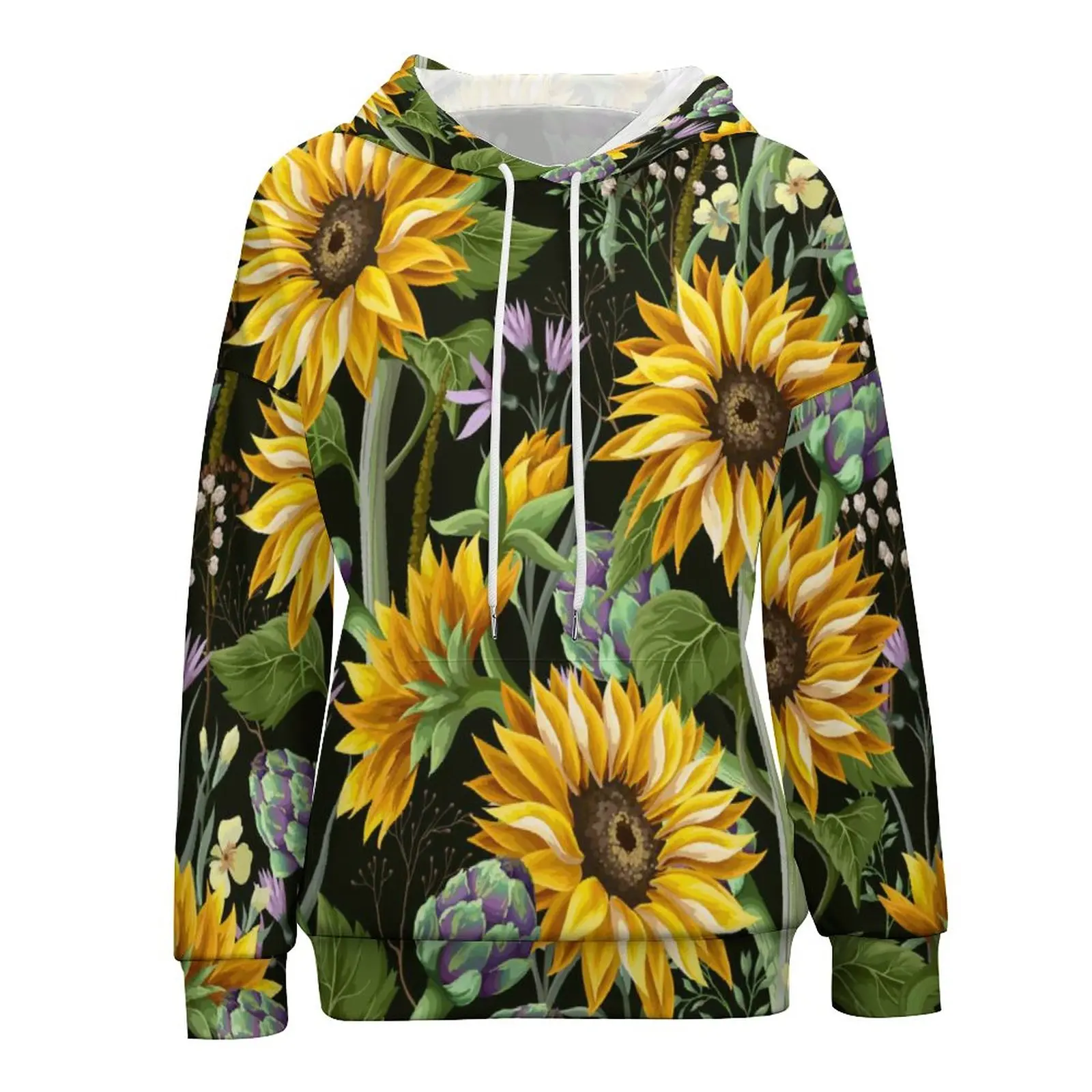 Sunflower Art Hoodies Womens Sunflowers Blooming Korean Style Pullover Hoodie Autumn Long Sleeve Cool Print Sweatshirts Big Size 
Sunflower Art Hoodies Womens Sunflowers Blooming Korean Style Pullover Hoodie Autumn Long Sleeve Cool Print Sweatshirts Big Size