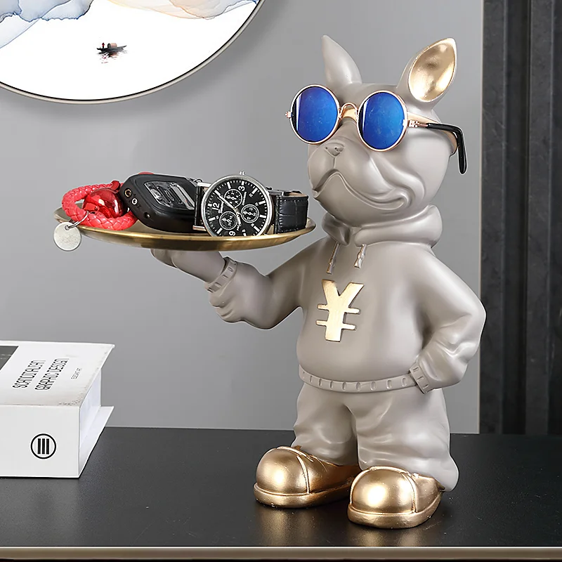 Butler Statue French Bulldog Butler Decor Resin Dog Sculpture Animal Table Decor Nordic Home Decor Live Room Sculpture Gift
Butler Statue French Bulldog Butler Decor Resin Dog Sculpture Animal Table Decor Nordic Home Decor Live Room Sculpture Gift