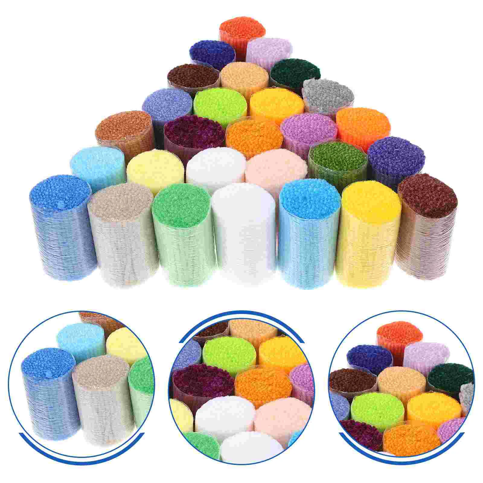 30 Rolls Sweater Yarn Comfortable Precut Tufting Kit DIY Accessories Wool Supplies Pre-Cut
30 Rolls Sweater Yarn Comfortable Precut Tufting Kit DIY Accessories Wool Supplies Pre-Cut