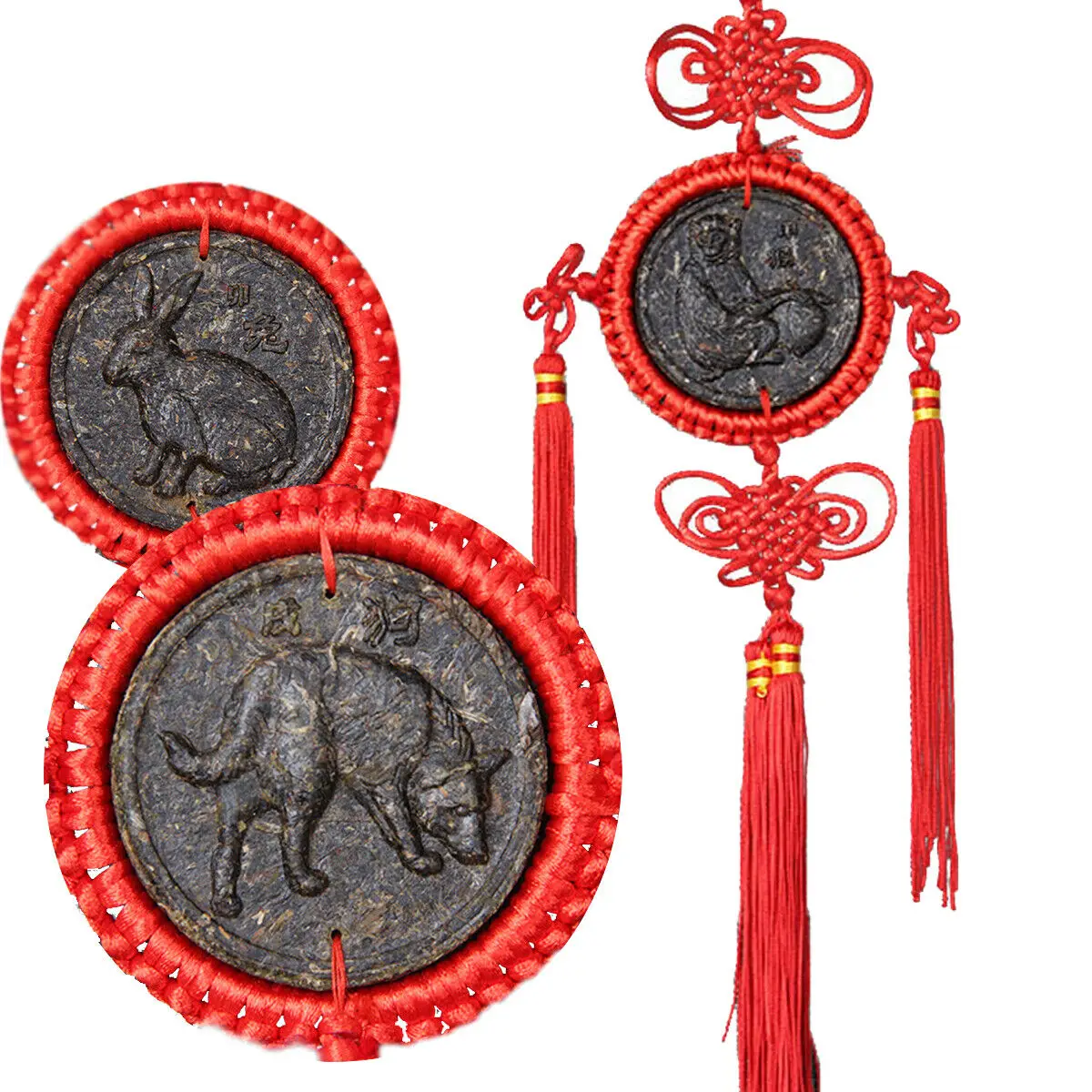 12 Pcs Ripe Puerh Tea Zodiac Craft Pendant Organic China Yunnan Decorative Gifts
12 Pcs Ripe Puerh Tea Zodiac Craft Pendant Organic China Yunnan Decorative Gifts