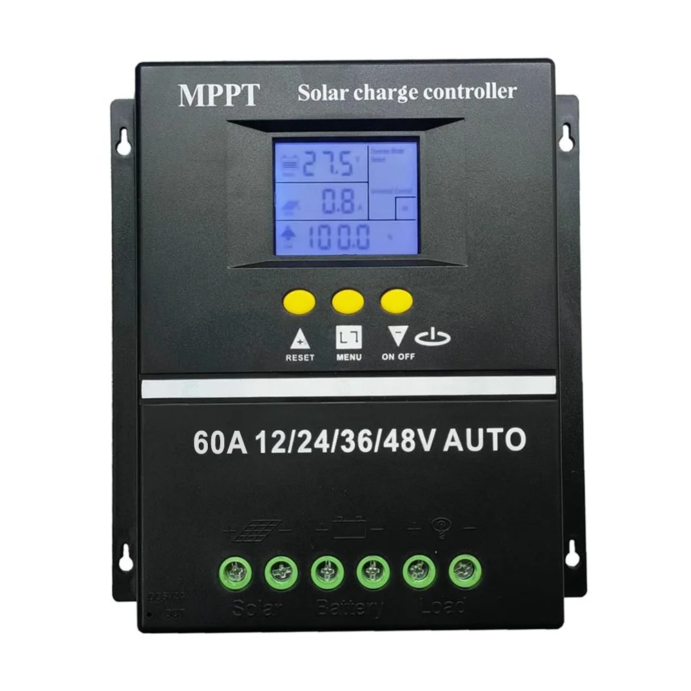 PV Charger Solar Controller 60A/80A/100A 7 Modes Accessories Black LCD MPPT Metal+PVC Replacement Solar Charge
PV Charger Solar Controller 60A/80A/100A 7 Modes Accessories Black LCD MPPT Metal+PVC Replacement Solar Charge