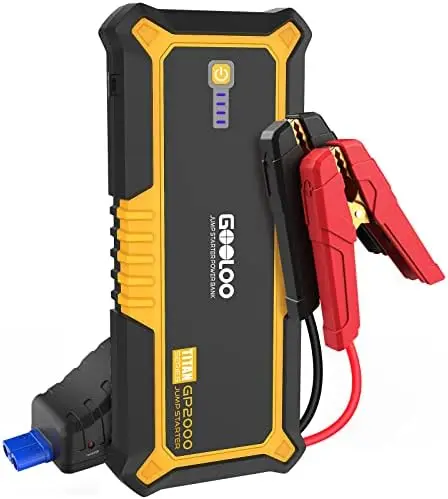 Upgraded GP3000 Jump Starter 3000A Peak Car Starter (Up to 9L Gas or 7L Diesel Engine) 12V Jump Box Auto Lithium Battery Booster
Upgraded GP3000 Jump Starter 3000A Peak Car Starter (Up to 9L Gas or 7L Diesel Engine) 12V Jump Box Auto Lithium Battery Booster