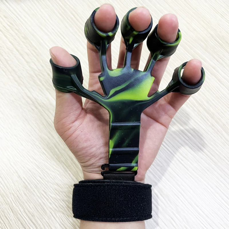 Silicone 5-finger Wrist Trainer Finger Enhancement Grip Strength Device Portable Guitar Trainer Finger Resistance Bands
Silicone 5-finger Wrist Trainer Finger Enhancement Grip Strength Device Portable Guitar Trainer Finger Resistance Bands