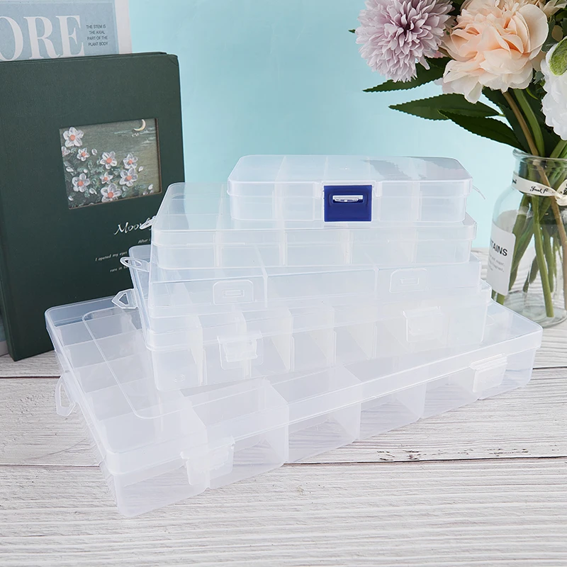 10/15/24/36 Grids Clear Detachable Storage Box Can Be Assembled Plastic Jewelry Case Finishing Box Eco-friendly Bead Storage Box
10/15/24/36 Grids Clear Detachable Storage Box Can Be Assembled Plastic Jewelry Case Finishing Box Eco-friendly Bead Storage Box