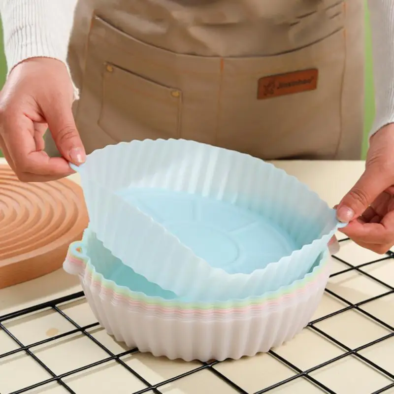 Easy To Clean Silicone Air Fryers Oven Baking Tray Reusable Air Fryer Pan Liner Accessories Pizza Fried Chicken
Easy To Clean Silicone Air Fryers Oven Baking Tray Reusable Air Fryer Pan Liner Accessories Pizza Fried Chicken