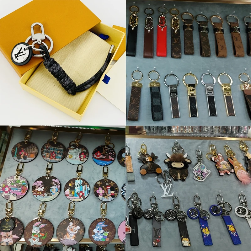 

More than 100 brand keychains, bag pendants, keychain holders, keys, car accessories, keychains, men's and women's gift jewelry