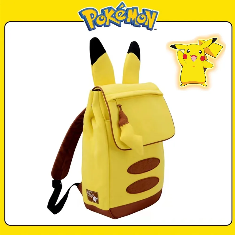 New Pokemon Backpack Pikachu Kids Kawaii Bags Big Capacity Travel Bag Pocket Monster Students Backpack Children Christmas Gifts
New Pokemon Backpack Pikachu Kids Kawaii Bags Big Capacity Travel Bag Pocket Monster Students Backpack Children Christmas Gifts