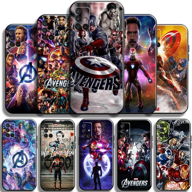 Marvel Avengers Logo Phone Case For Samsung Galaxy M51 Carcasa TPU Black Coque Liquid Silicon Soft Back Full Protection Funda
Marvel Avengers Logo Phone Case For Samsung Galaxy M51 Carcasa TPU Black Coque Liquid Silicon Soft Back Full Protection Funda
