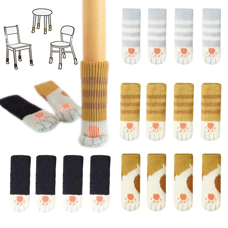 8Pcs Creative Cat Paws Chair Leg Cover Socks Floor Protector Table Foot Knitting Socks Skidproof Door Handle Cover Home Decor
8Pcs Creative Cat Paws Chair Leg Cover Socks Floor Protector Table Foot Knitting Socks Skidproof Door Handle Cover Home Decor