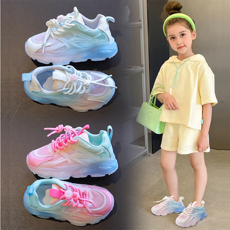 Children Shoes Breathable Fashion Boy Sports Sneakers Girl Gradient Platform Casual Shoes Zapatillas Toddler Comfortable Walking
Children Shoes Breathable Fashion Boy Sports Sneakers Girl Gradient Platform Casual Shoes Zapatillas Toddler Comfortable Walking