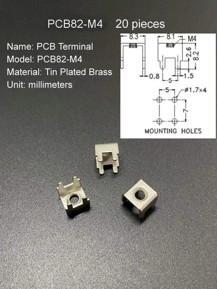 Клеммы SZBOYICH латунные винтовые M3 M4
Клеммы SZBOYICH латунные винтовые M3 M4